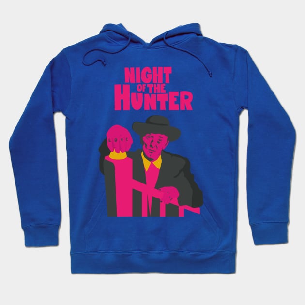 The Night of the Hunter - Robert Mitchum Hoodie by Boogosh